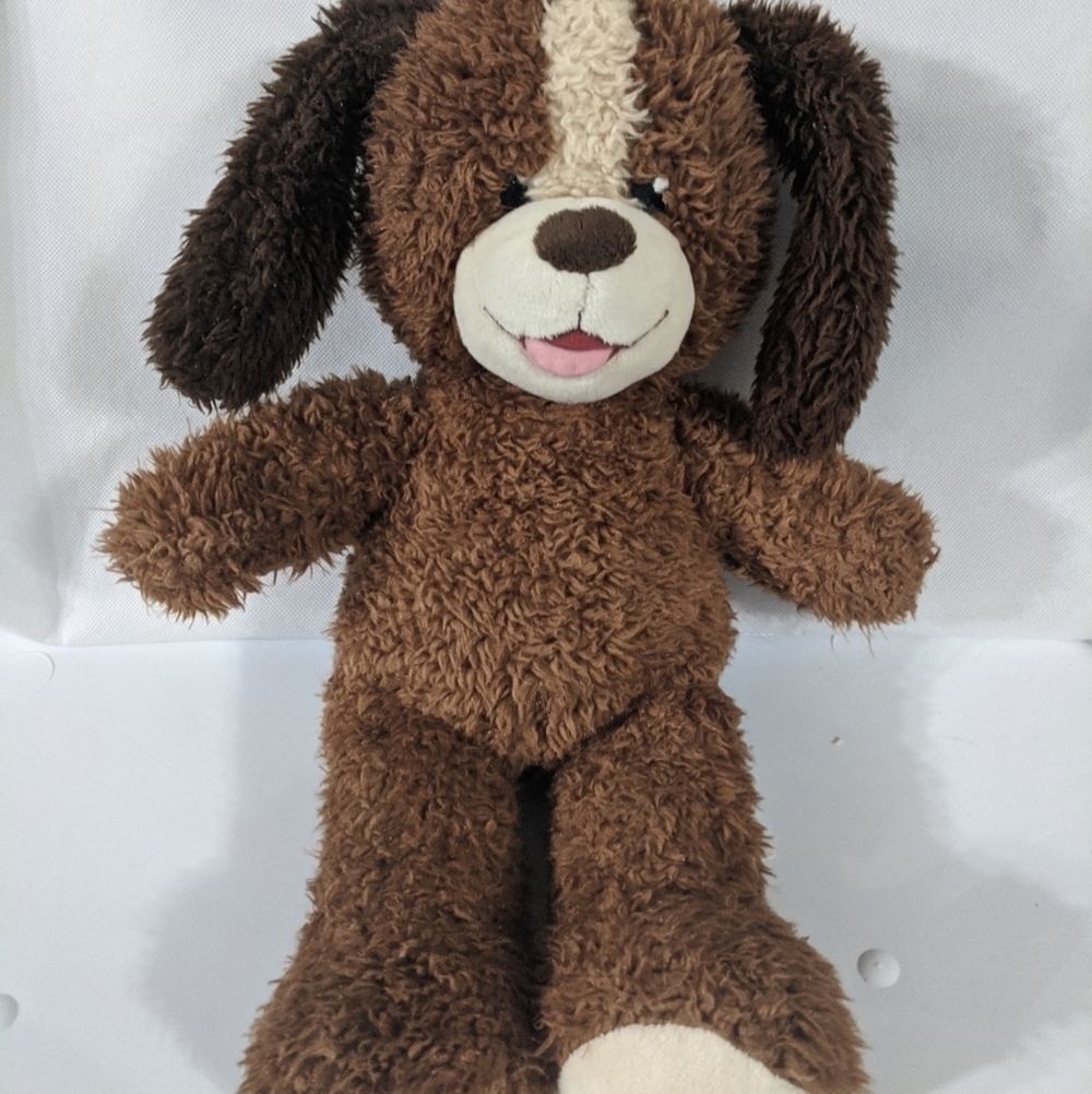 𝅺Build-a-Bear Fluffy Brown Dog Puppy Plush Stuffed Animal - 18"